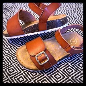 Cognac sandal